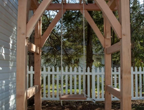 Timber Frame Garden Swing